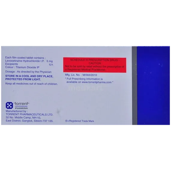 lezyncet 5mg tablet 10's